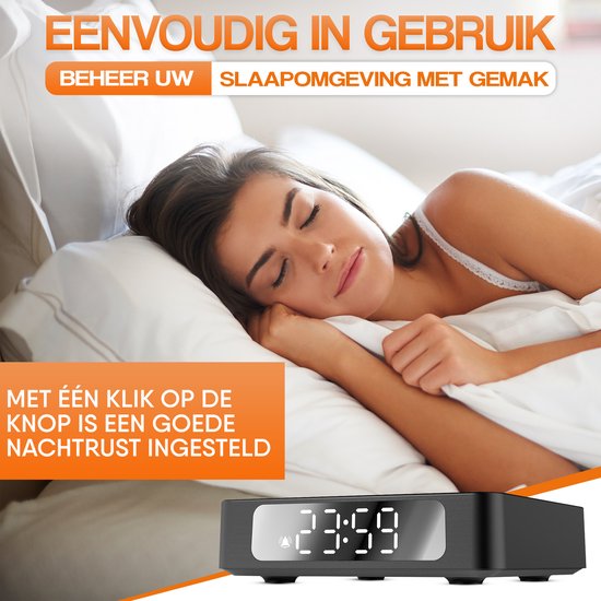 VANAVO® Digitale wekker - 15W Draadloos opladen